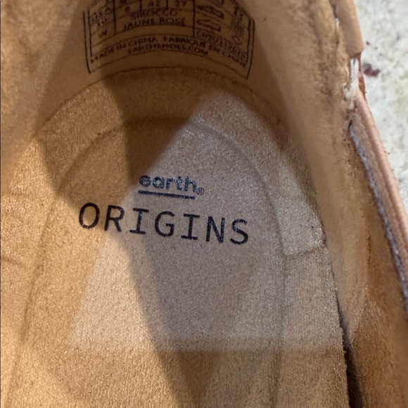 Earth Origins Belder Betz Tan Leather Shoes